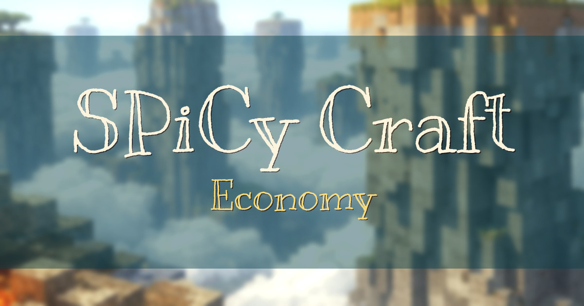SPiCy Craft Economy Minecraft server