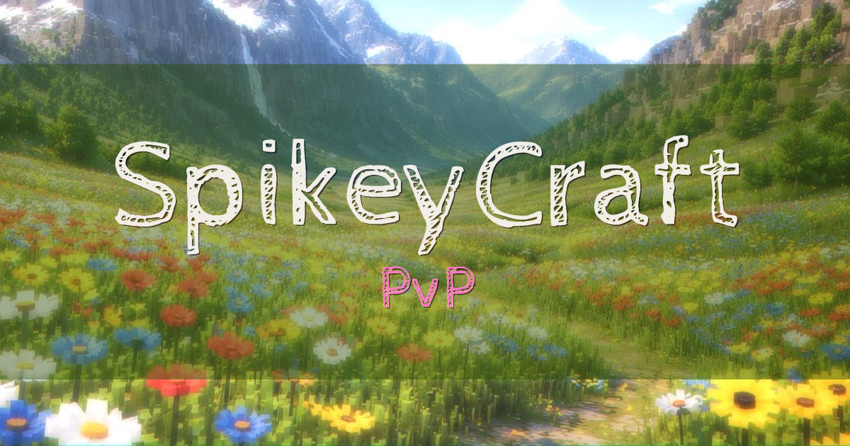 SpikeyCraft PvP Minecraft server