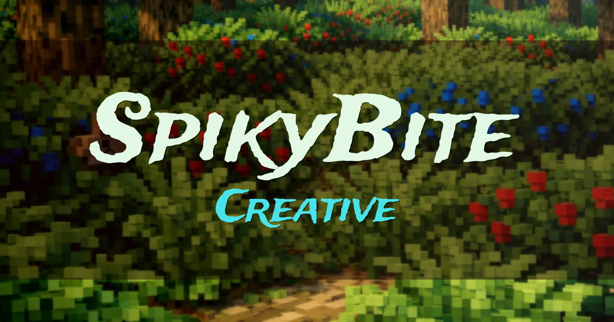 SpikyBite Creative Minecraft server