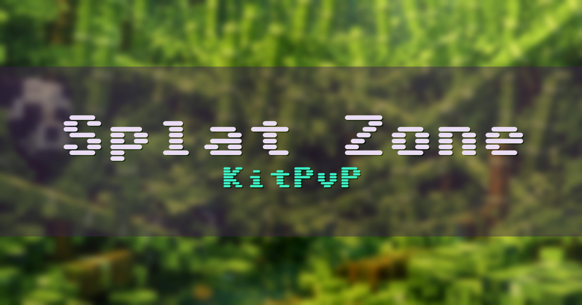 Splat Zone KitPvP Minecraft server