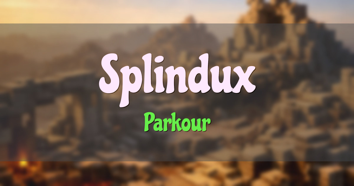 Splindux Parkour Minecraft server