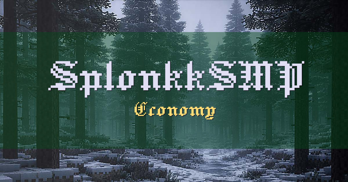 SplonkkSMP Economy Minecraft server