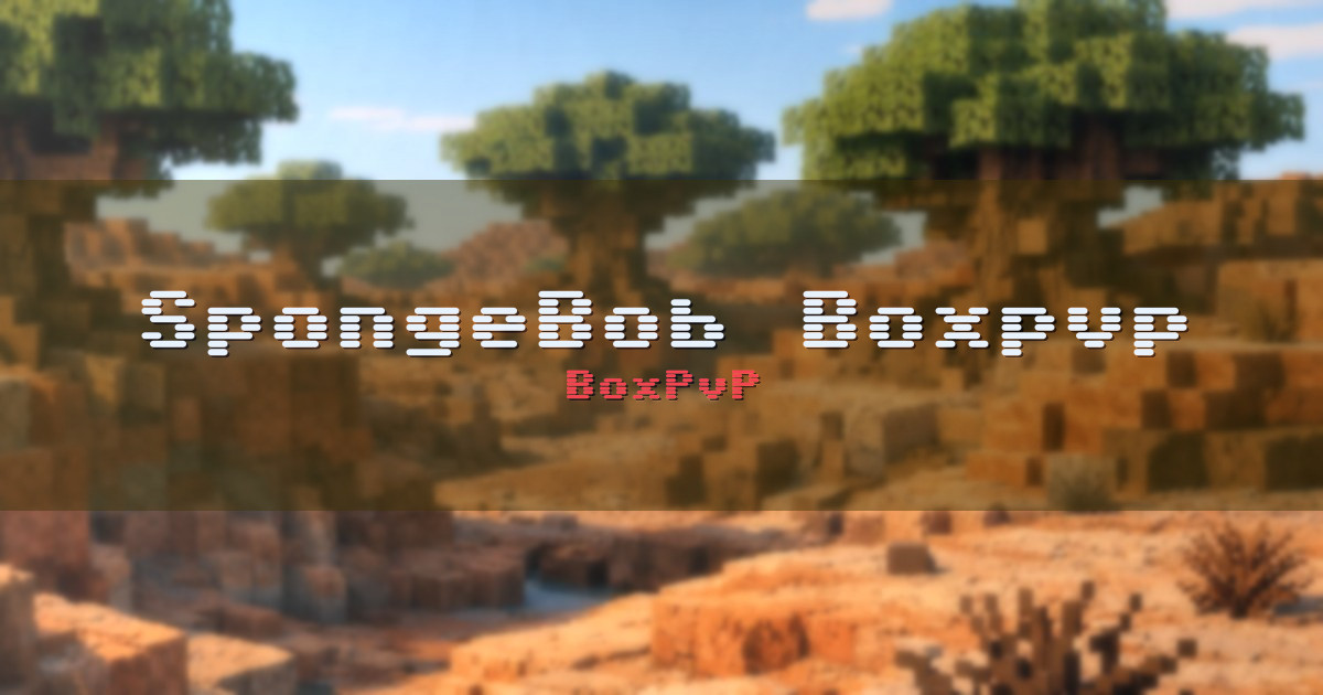 SpongeBob Boxpvp Economy Minecraft server