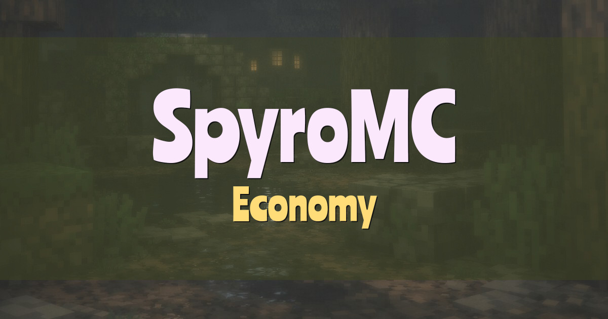 SpyroMC Economy Minecraft server