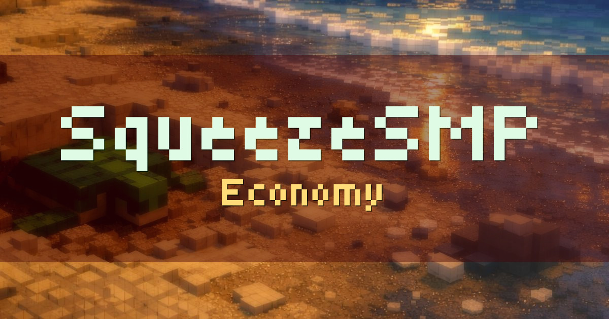 SqueezeSMP Economy Minecraft server