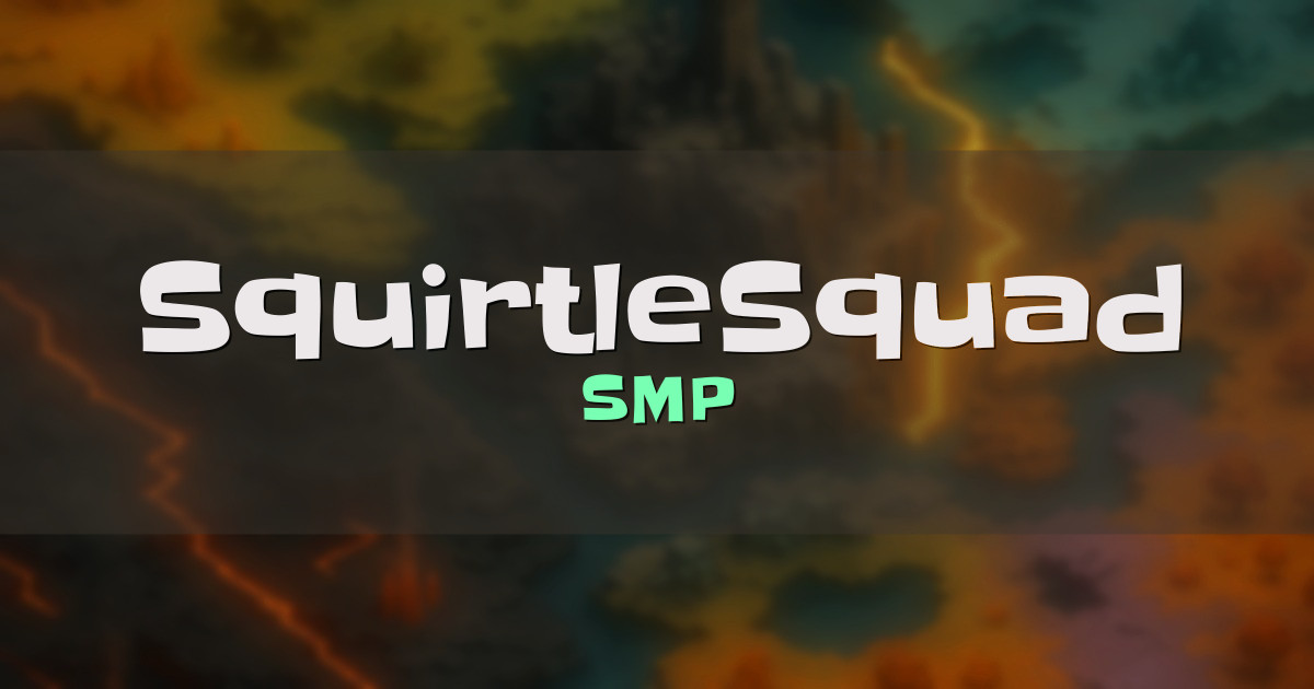 SquirtleSquad SMP Minecraft server