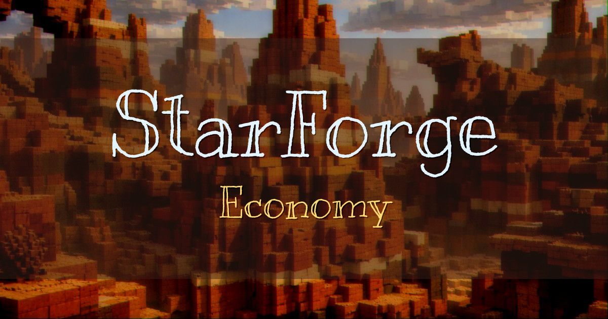 StarForge Economy Minecraft server