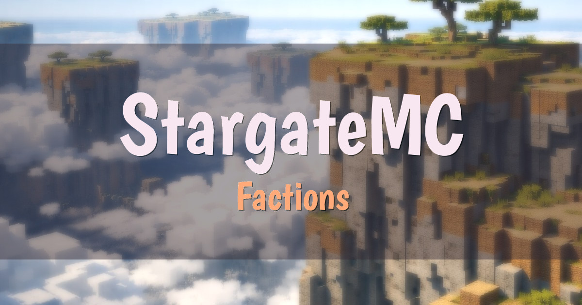 StargateMC Factions Minecraft server