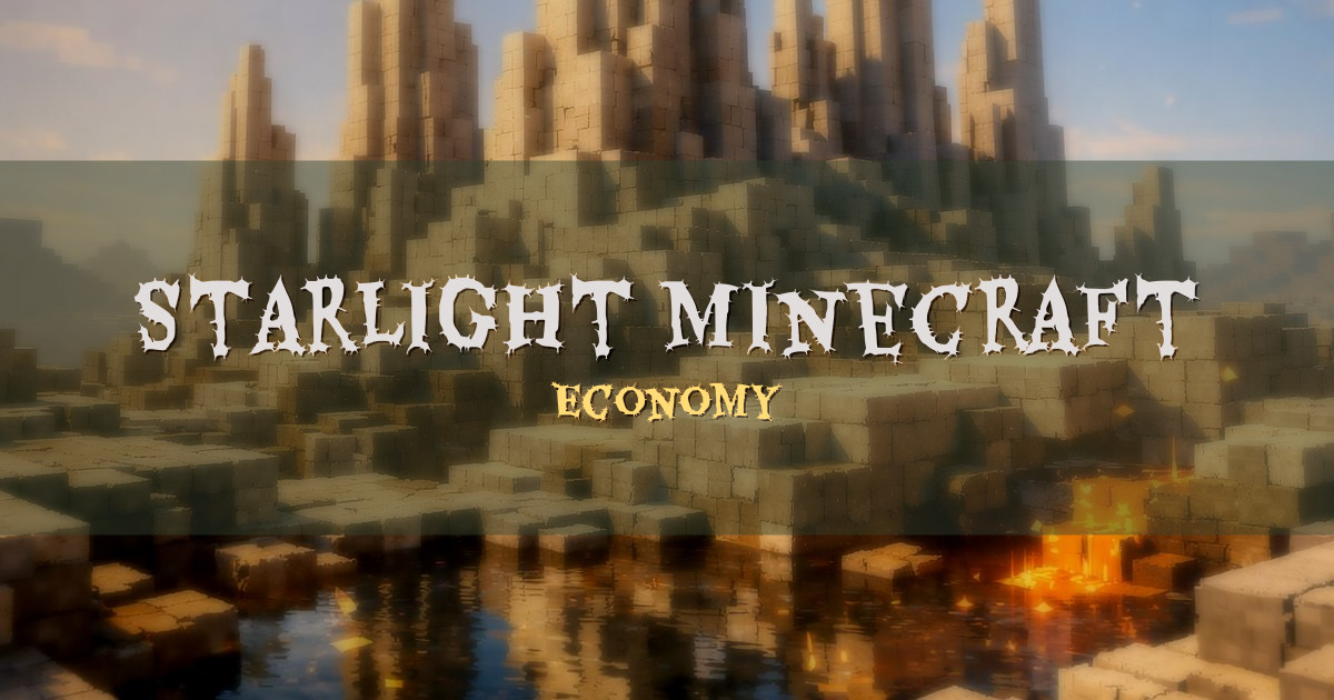 Starlight Minecraft Economy Minecraft server