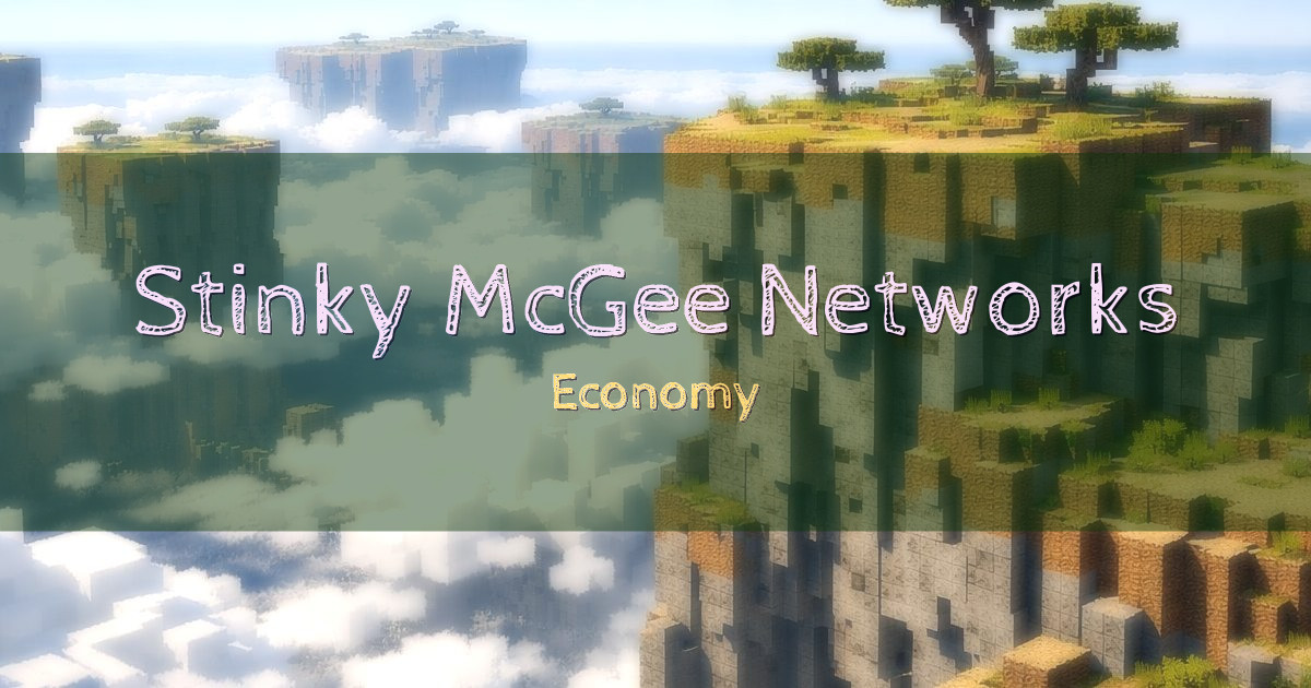 Stinky McGee Networks Economy Minecraft server