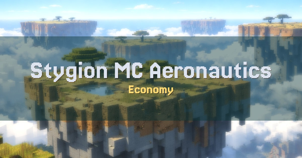 Stygion MC Aeronautics Economy Minecraft server