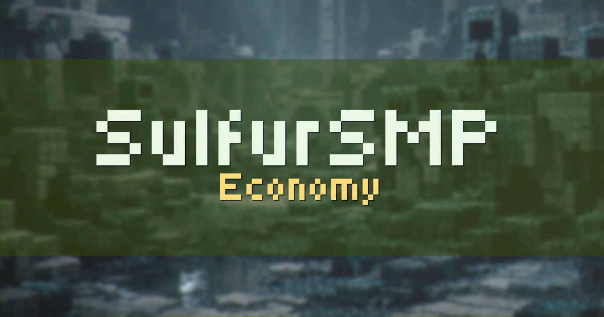 SulfurSMP Economy Minecraft server