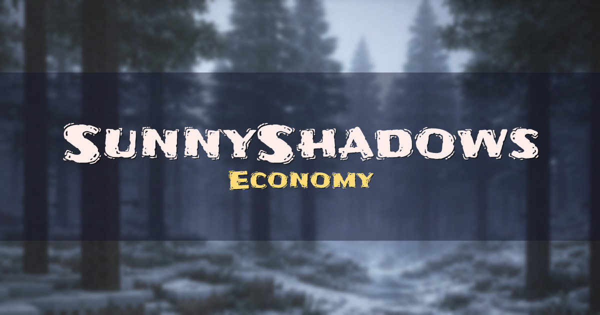 SunnyShadows Economy Minecraft server