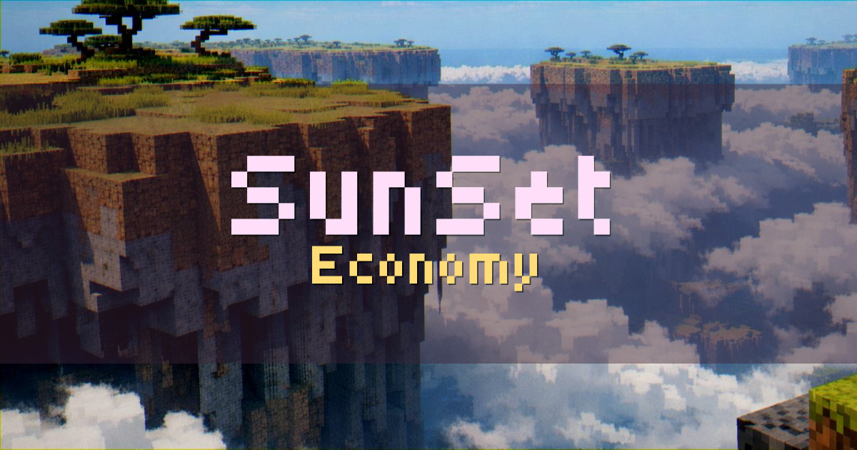 SunSet Economy Minecraft server