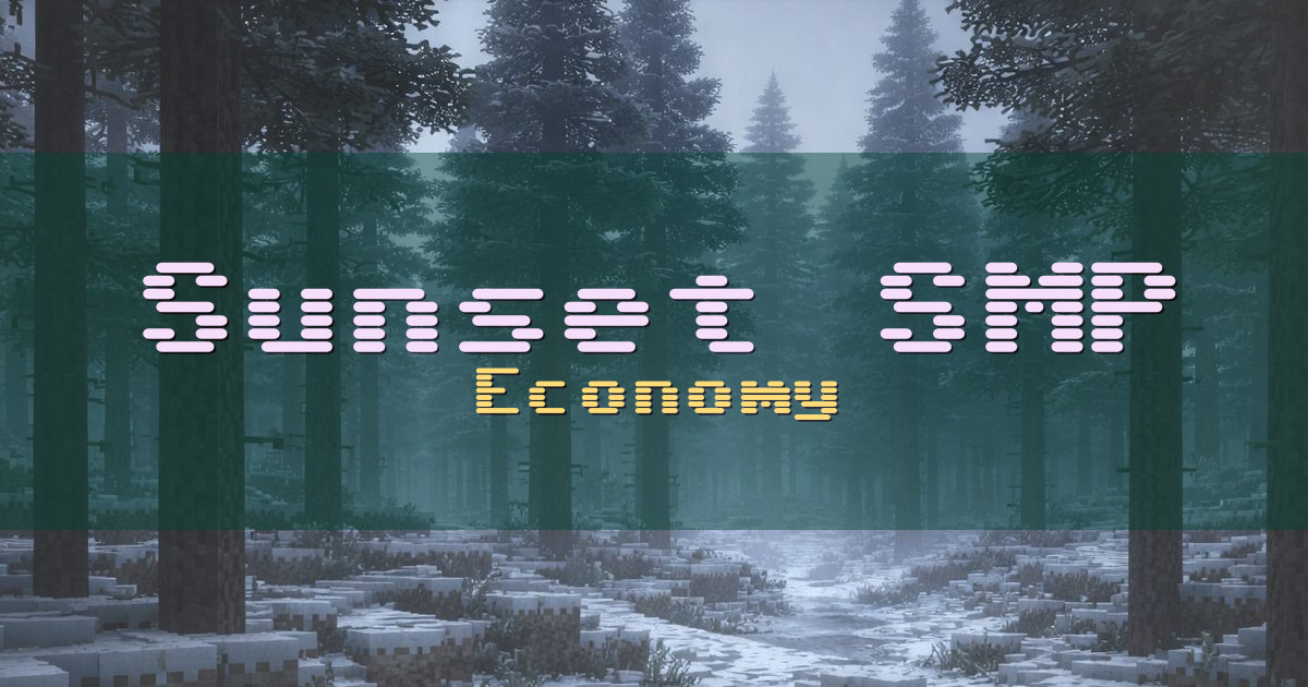 Sunset SMP Economy Minecraft server