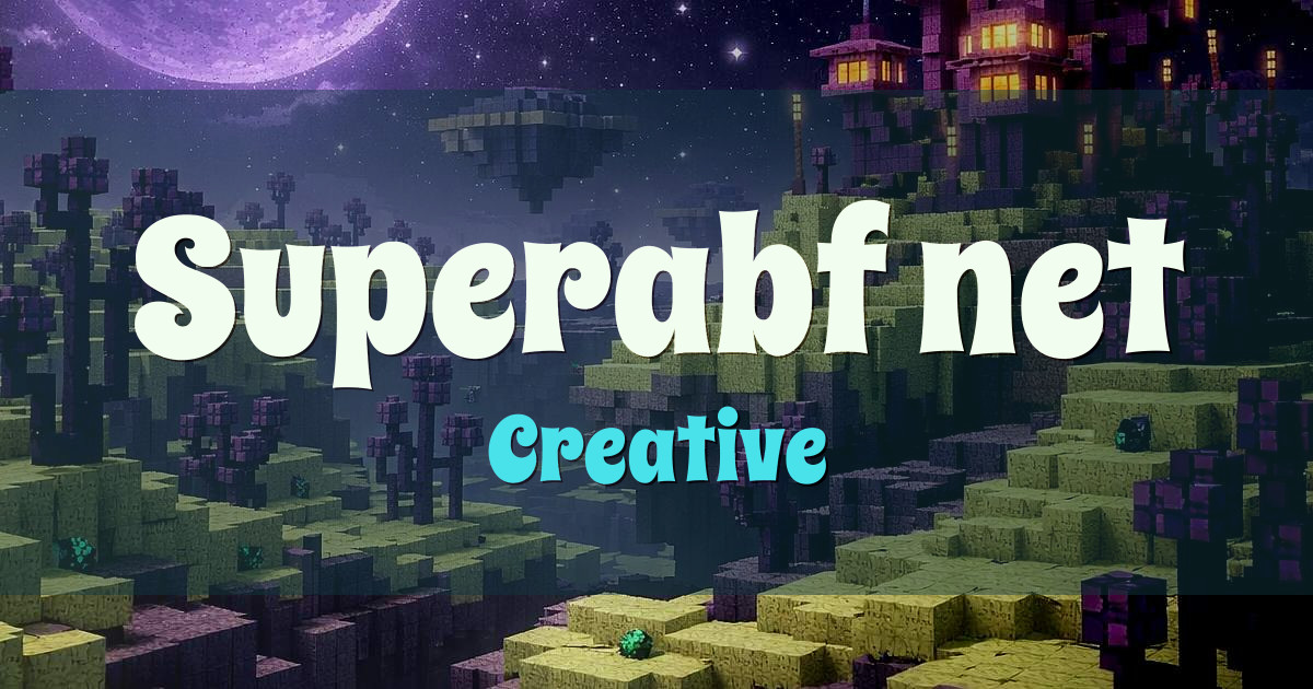 Superabf.net Creative Minecraft server