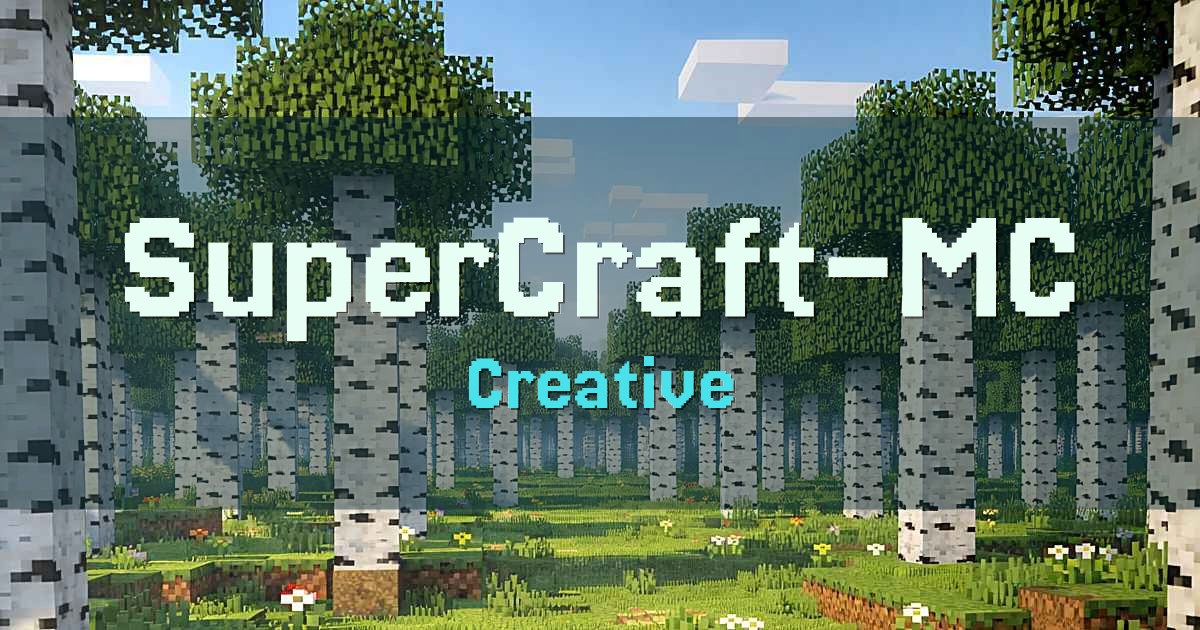 SuperCraft-MC Creative Minecraft server