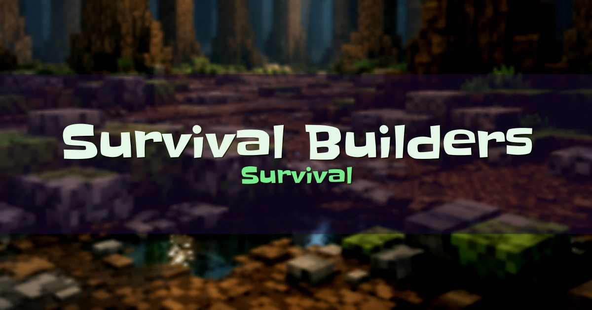 Survival Builders Minecraft server