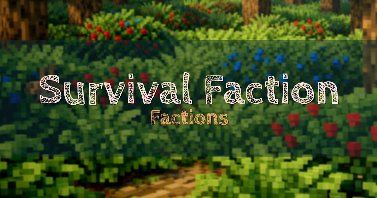 Survival Faction Factions Minecraft server