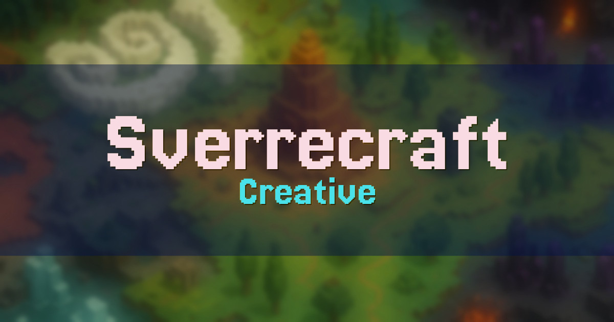 Sverrecraft Creative Minecraft server