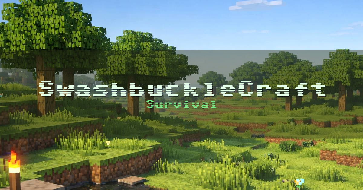 SwashbuckleCraft Survival Minecraft server
