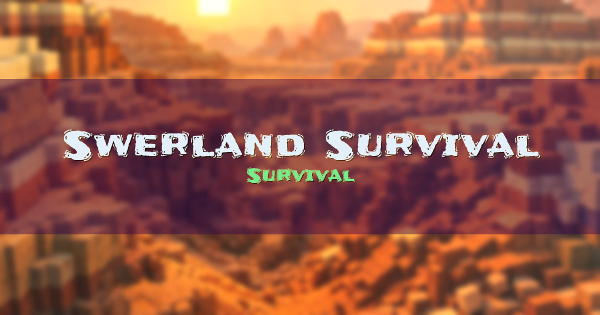 Swerland Survival Minecraft server