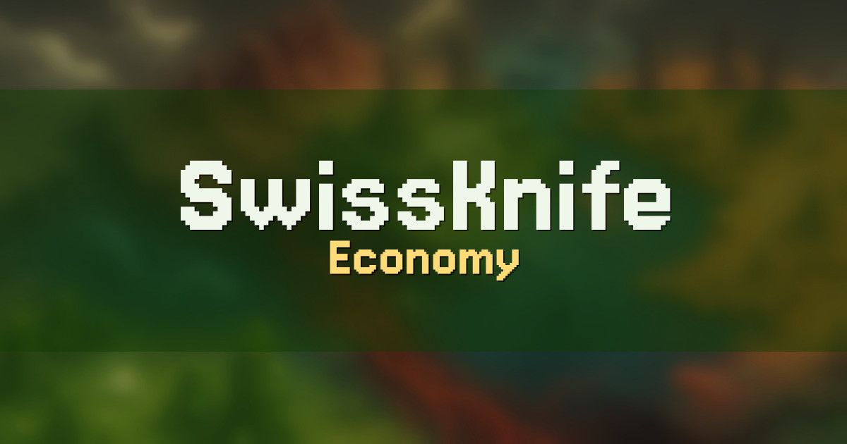 SwissKnife Economy Minecraft server