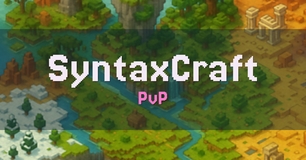 SyntaxCraft PvP Minecraft server