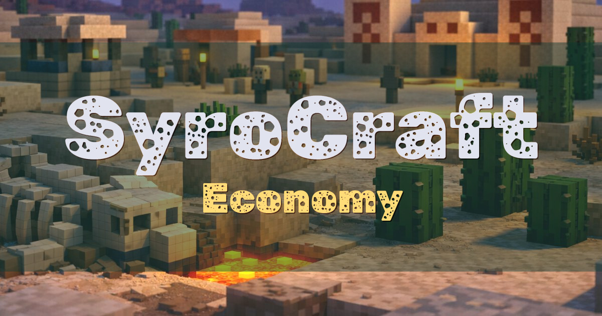 SyroCraft Economy Minecraft server