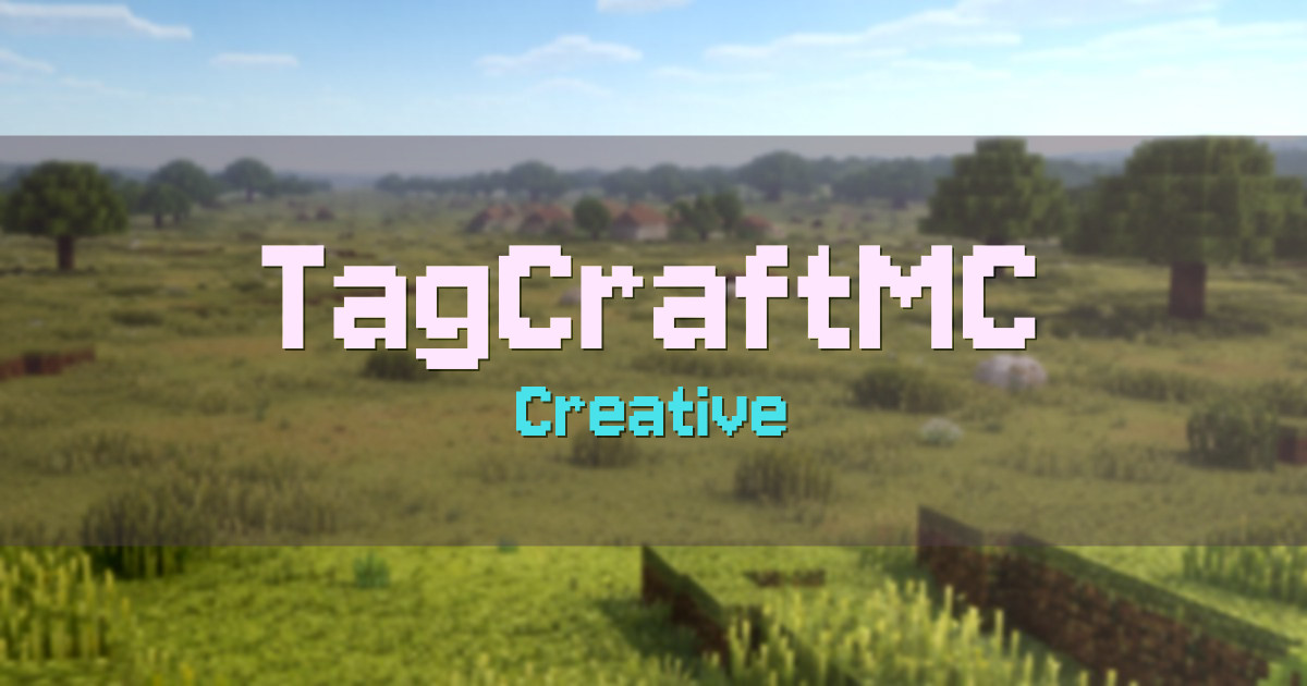 TagCraftMC Creative Minecraft server
