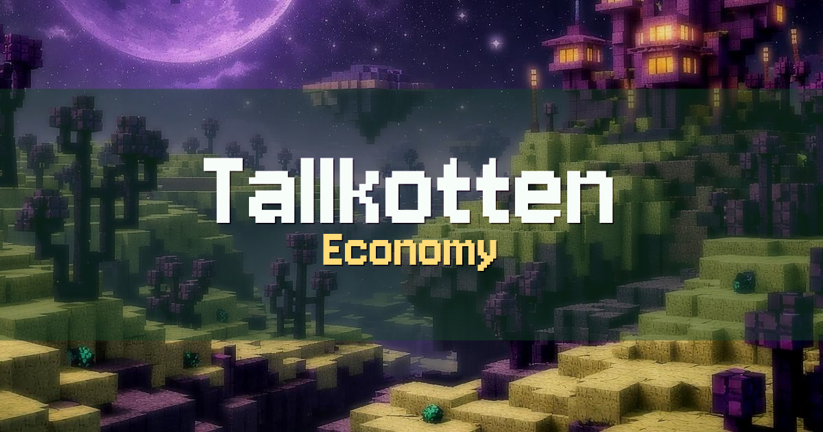 Tallkotten Economy Minecraft server