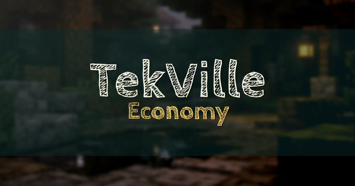 TekVille Economy Minecraft server
