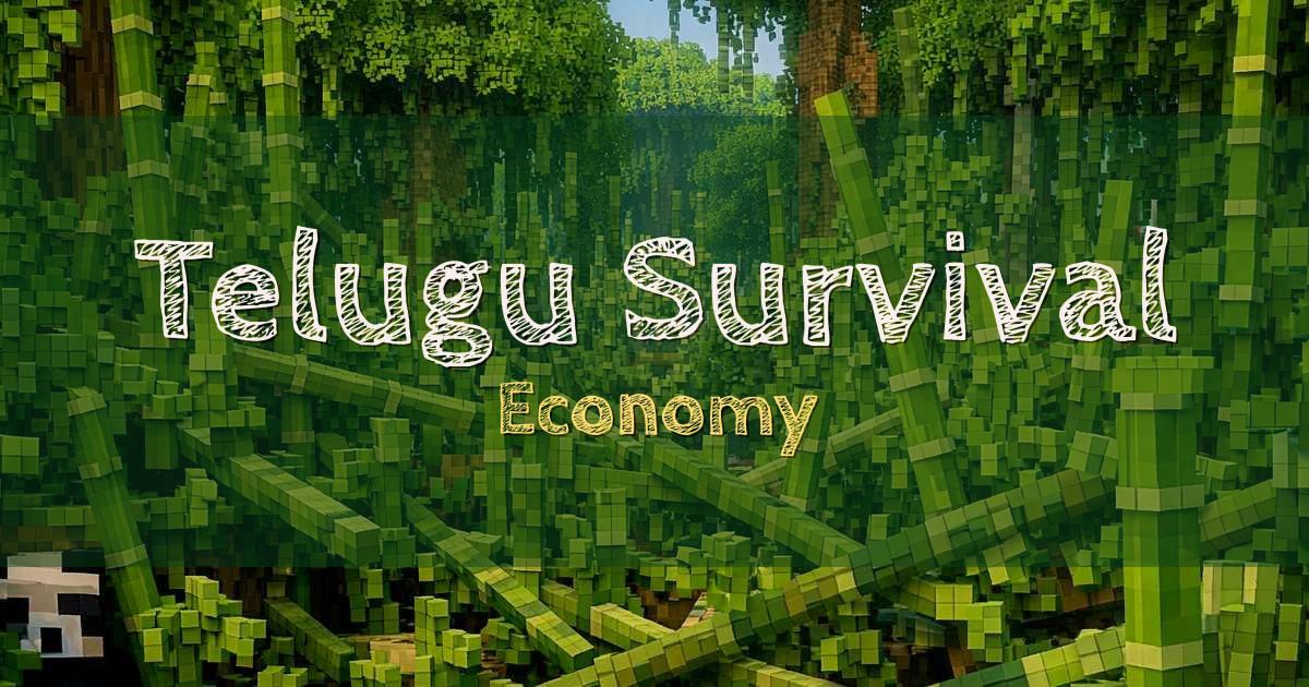 Telugu Survival Economy Minecraft server