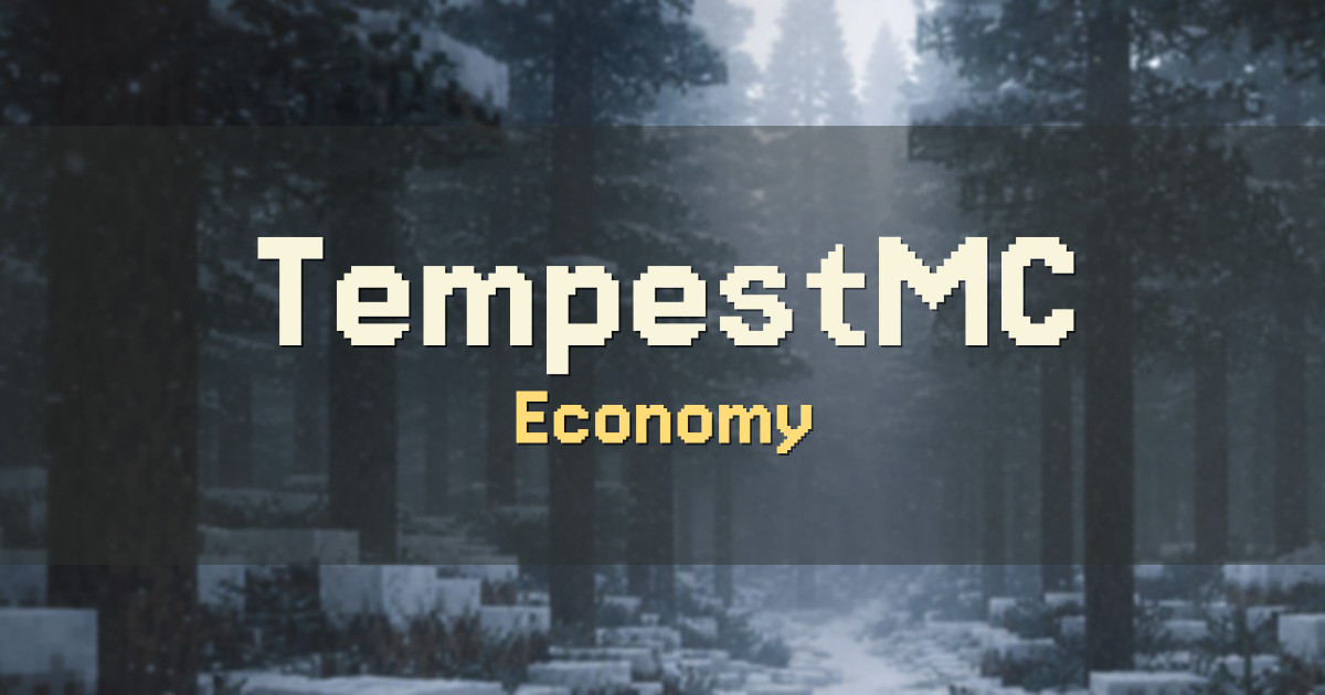 TempestMC Economy Minecraft server