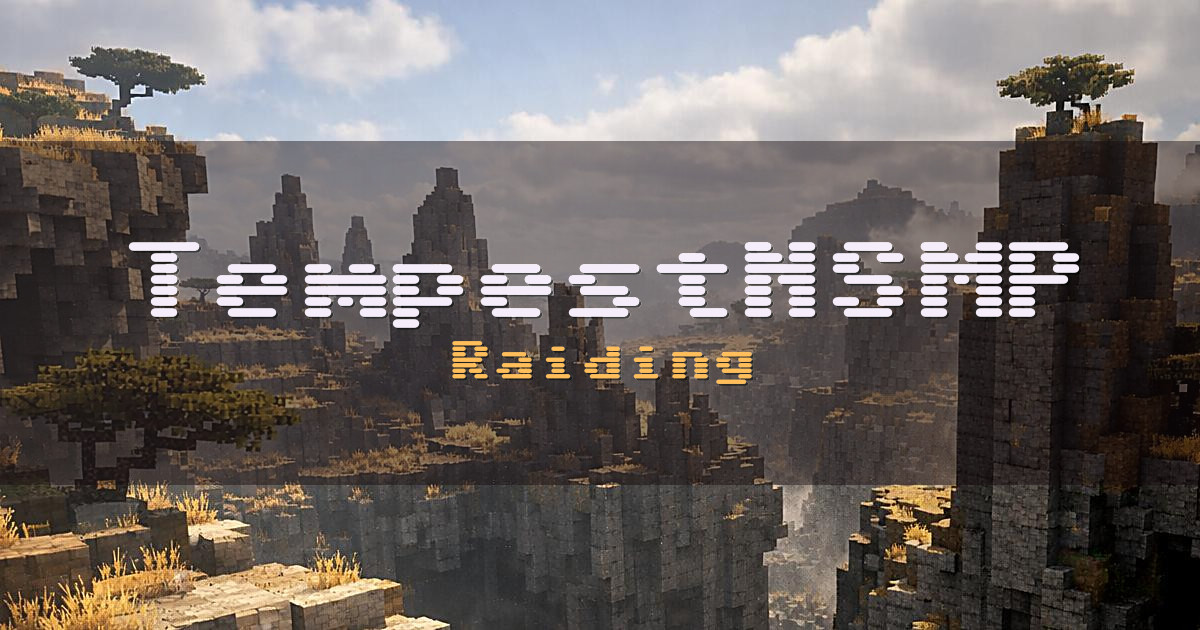 TempestNSMP Raiding Minecraft server