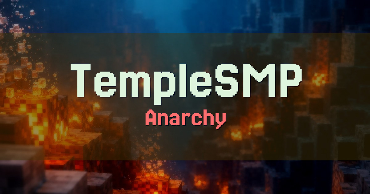 TempleSMP Anarchy Minecraft server
