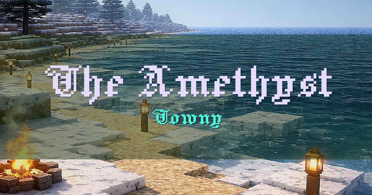 The Amethyst Settlement Towny Minecraft server