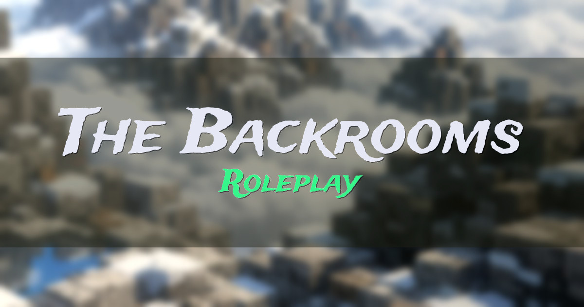 The Backrooms Experiment Roleplay Minecraft server