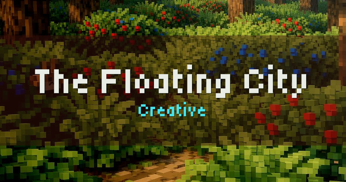 The Floating City Creative Minecraft server