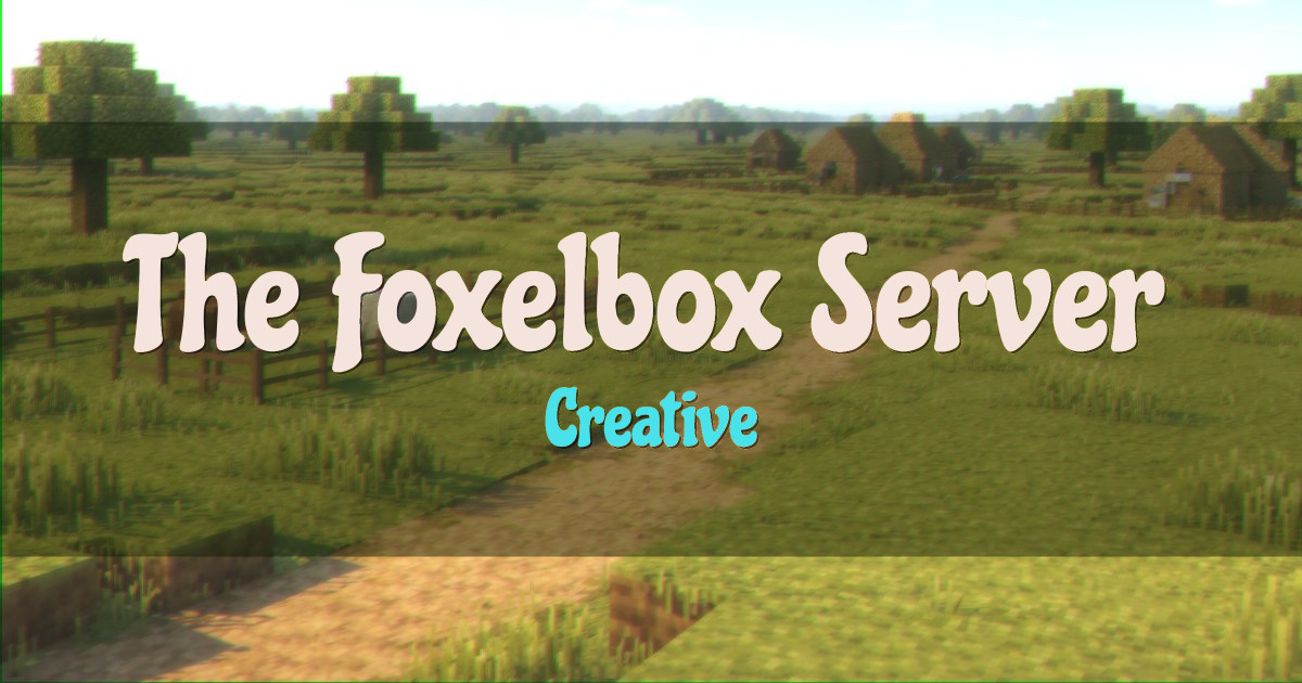 The Foxelbox Server Creative Minecraft server