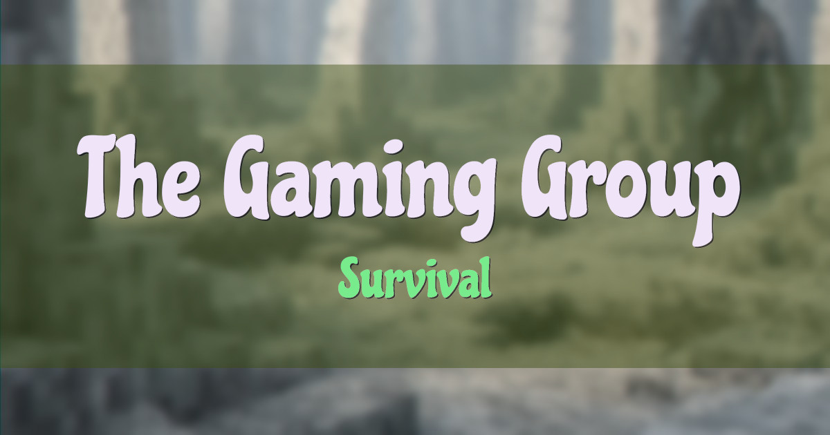 The Gaming Group Survival Minecraft server