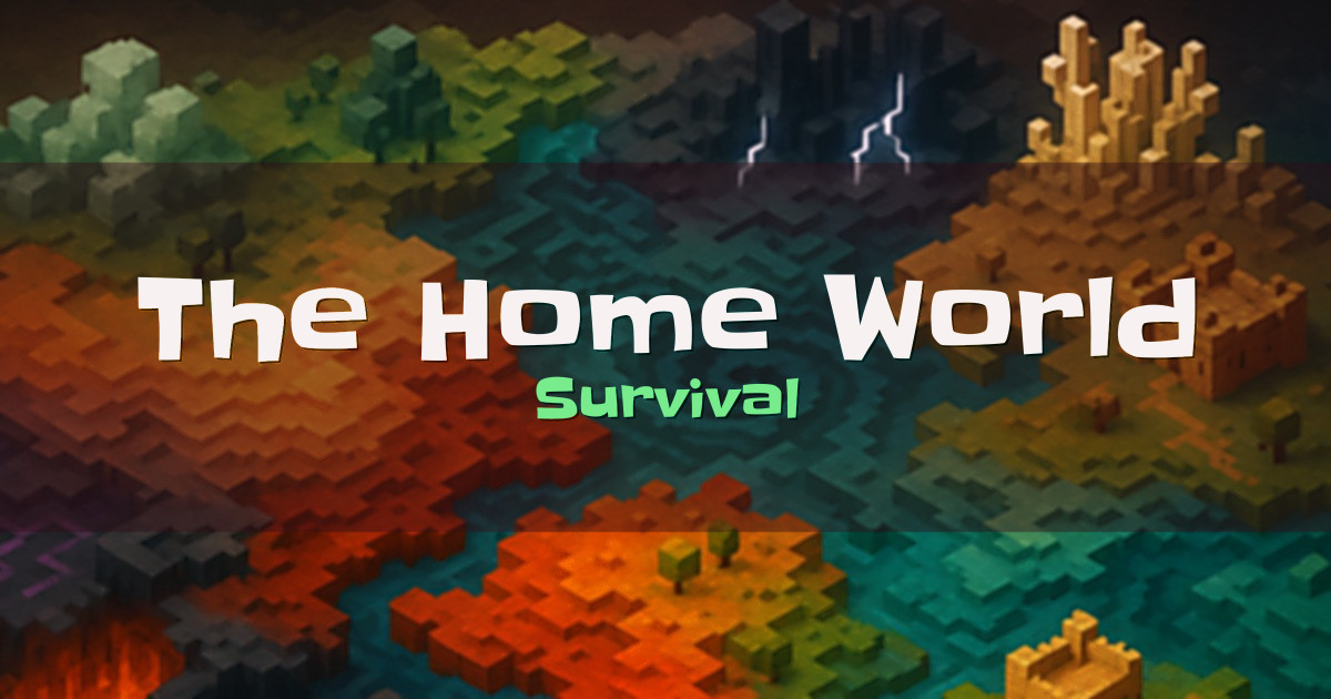 The Home World Survival Minecraft server