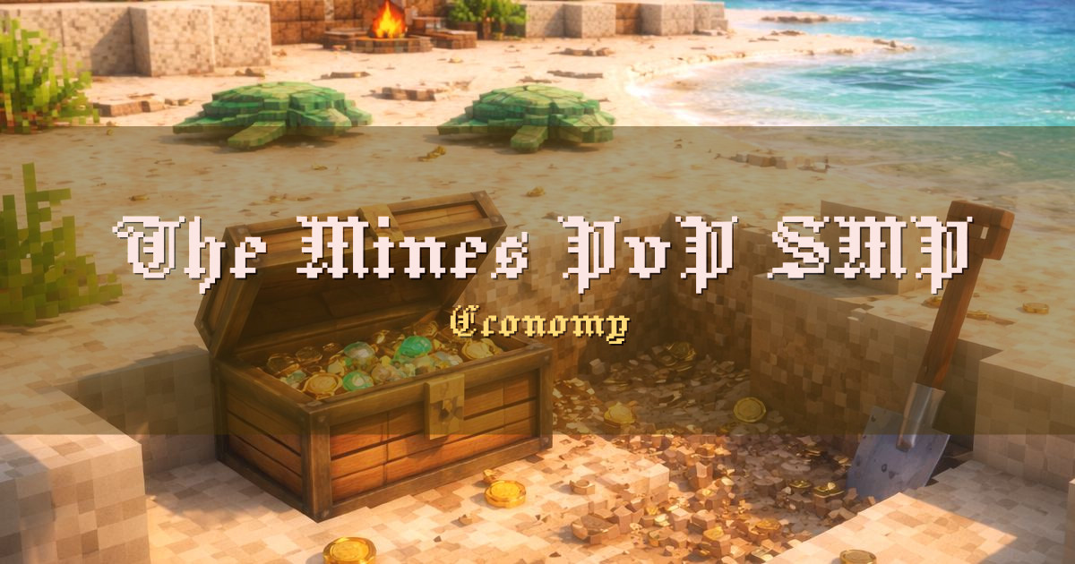 The Mines PvP/SMP Economy Minecraft server