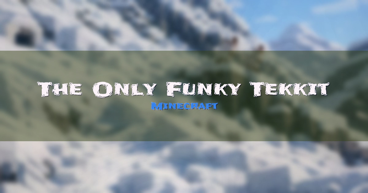 The Only Funky Tekkit Minecraft server