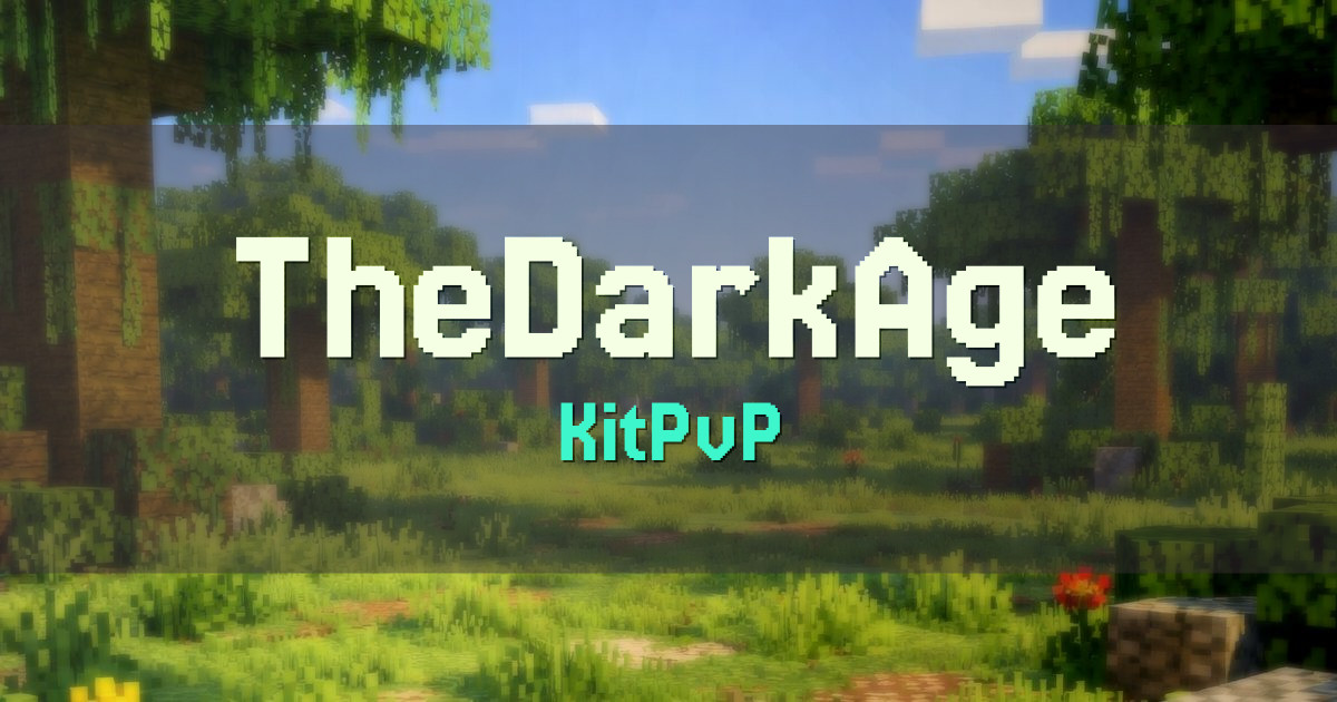 TheDarkAge KitPvP Minecraft server