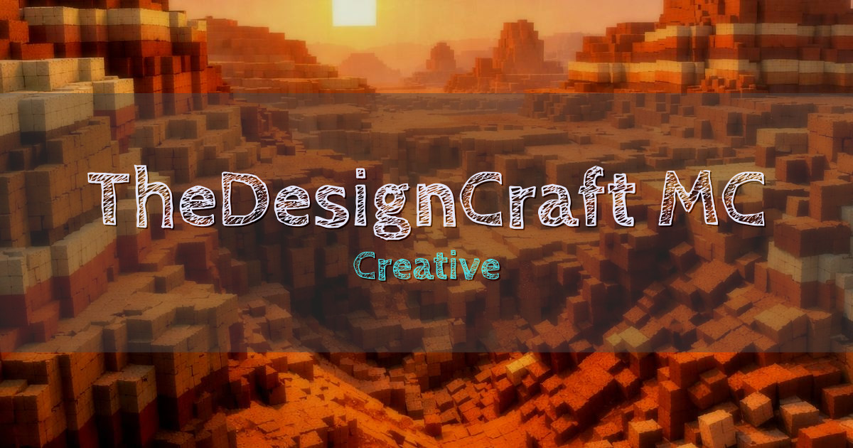 TheDesignCraft MC Creative Minecraft server