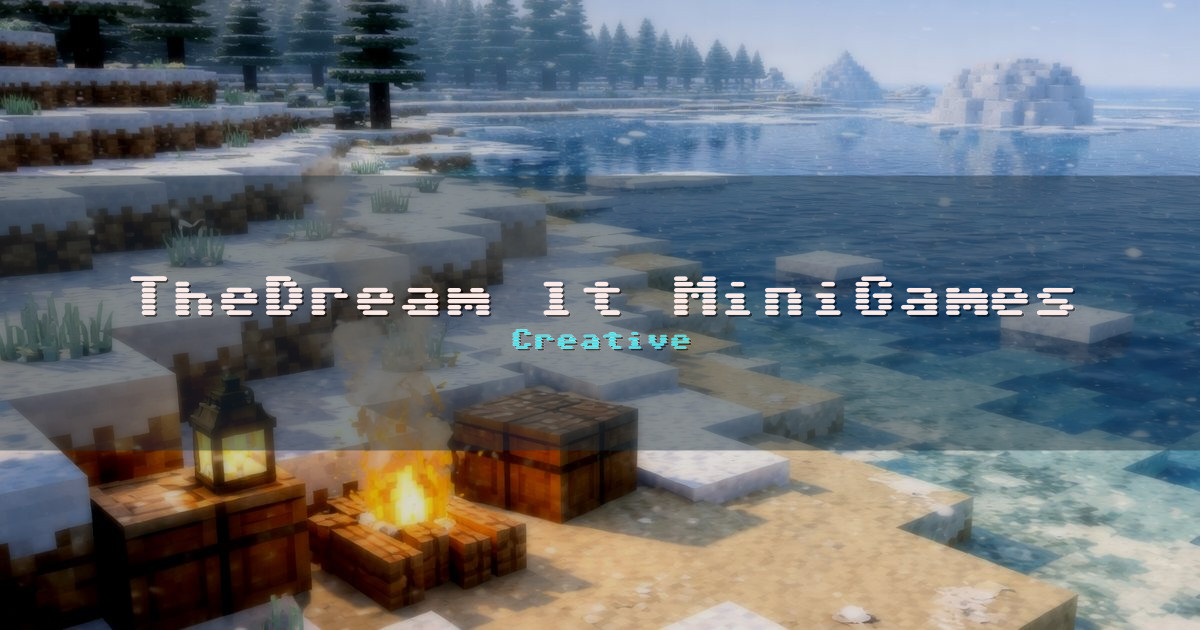 TheDream.lt MiniGames Creative Minecraft server