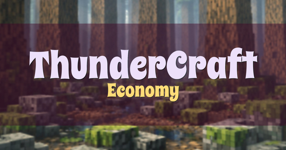 ThunderCraft Economy Minecraft server