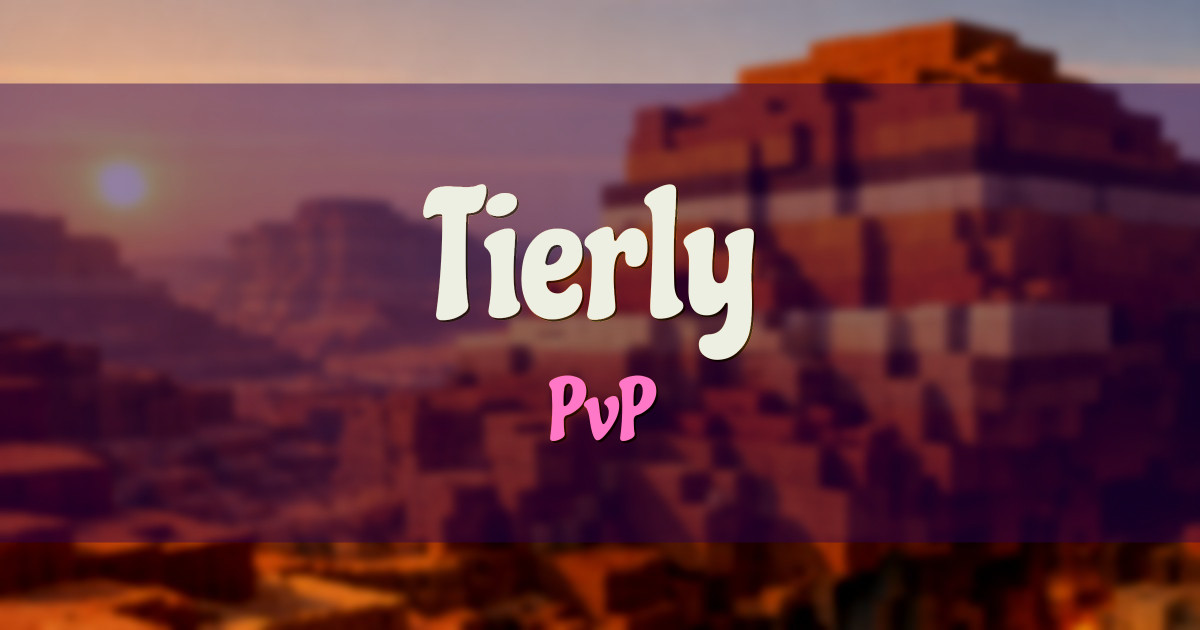Tierly PvP Minecraft server