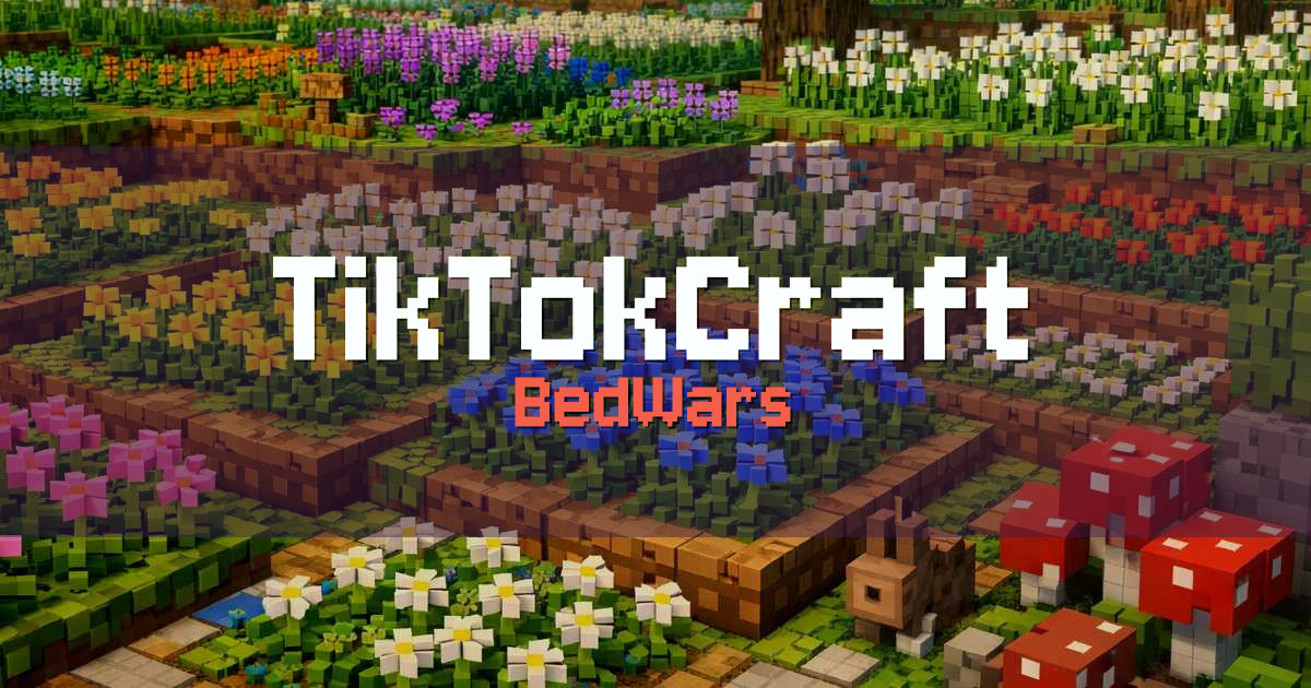 TikTokCraft BedWars Minecraft server